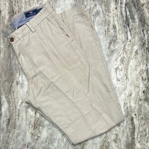 Vineyard Vines Tan Chinos Classic Cotton Blend